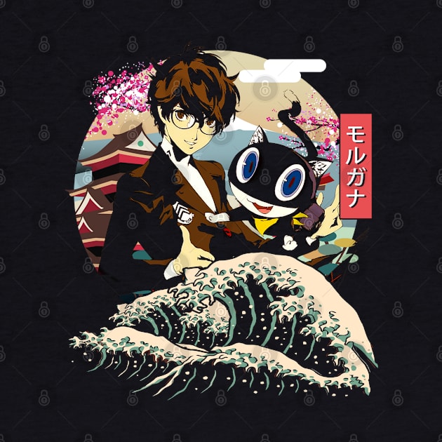 Makoto's Motorbike Adventures Personas 5 Tees for Riders by Infinity Painting